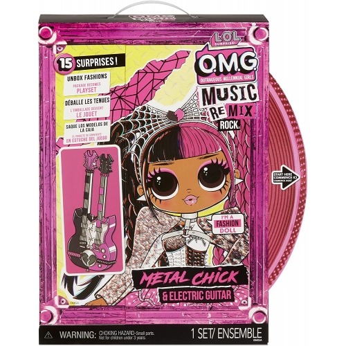 Кукла L.O.L. Surprise! OMG Remix Rock Metal Chick Костанай, Атырау, Павлодар, Актобе, Петропавловск купить в магазине игрушек LEMUR.KZ
