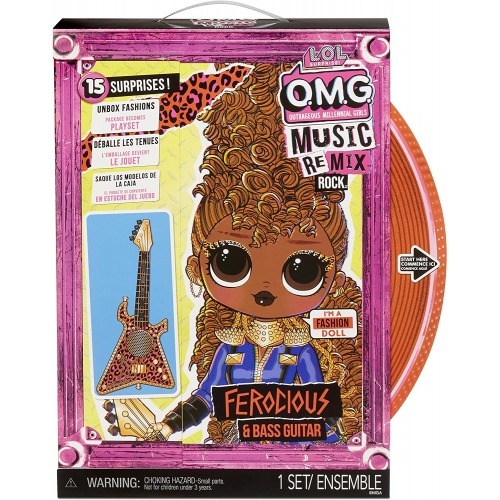 Кукла L.O.L. Surprise! OMG Remix Rock Ferocious Алматы, Астана, Шымкент, Караганда купить в магазине игрушек LEMUR.KZ