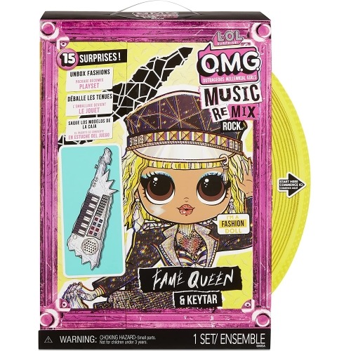 Кукла L.O.L. Surprise! OMG Remix Rock Fame Queen Усть Каменогорск, Актау, Кокшетау, Семей, Тараз купить в магазине игрушек LEMUR.KZ